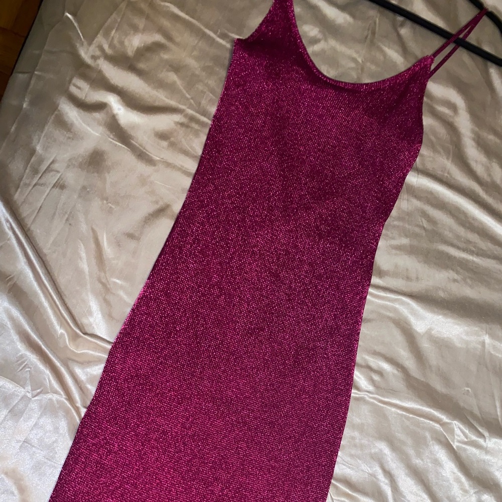 Pink sparkly dress